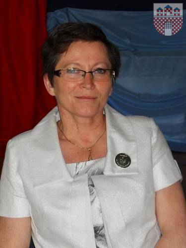 : Przewodnicząca Rady Miejskiej w latach 2002-2006 Janina Cuglewska.